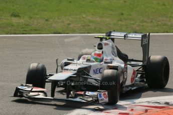 World © Octane Photographic Ltd. Formula 1 Italian GP, 9th September 2012. Sergio Perez - Sauber C31. Digital Ref : 0518lw1d9944