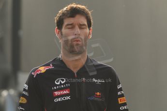 © 2012 Octane Photographic Ltd. Italian GP Monza - Saturday 8th September 2012 - F1 Paddock. Mark Webber - Red Bull Racing. Digital Ref :