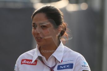 © 2012 Octane Photographic Ltd. Italian GP Monza - Saturday 8th September 2012 - F1 Paddock. Monisha Kaltenborn - Sauber CEO. Digital Ref :