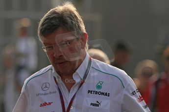 © 2012 Octane Photographic Ltd. Italian GP Monza - Saturday 8th September 2012 - F1 Paddock. Ross Brawn - Mercedes AMG Petronas. Digital Ref :
