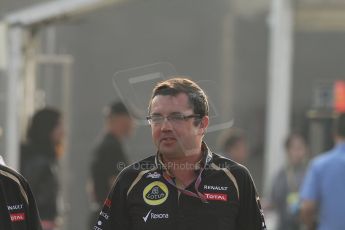 © 2012 Octane Photographic Ltd. Italian GP Monza - Saturday 8th September 2012 - F1 Paddock. Eric Boullier - Lotus. Digital Ref :