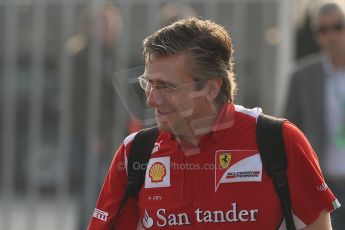 © 2012 Octane Photographic Ltd. Italian GP Monza - Saturday 8th September 2012 - F1 Paddock. Pat Fry - Ferrari. Digital Ref :