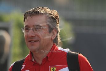 © 2012 Octane Photographic Ltd. Italian GP Monza - Saturday 8th September 2012 - F1 Paddock. Pat Fry - Ferrari. Digital Ref :