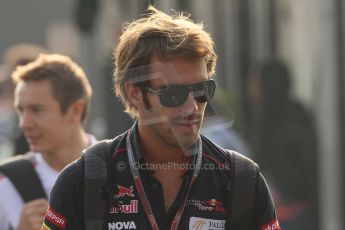 © 2012 Octane Photographic Ltd. Italian GP Monza - Saturday 8th September 2012 - F1 Paddock - Jean-Eric Vergne - Toro Rosso. Digital Ref :