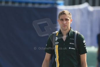 World © Octane Photographic Ltd. Formula 1 Italian GP, F1 Paddock. 9th September 2012 - Vitaly Petrov - Caterham. Digital Ref : 0517lw1d8846