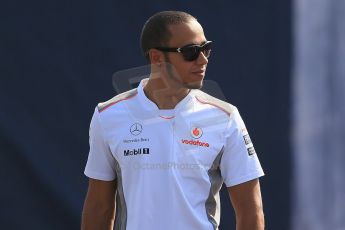 World © Octane Photographic Ltd. Formula 1 Italian GP, F1 Paddock. 9th September 2012 - Lewis Hamilton - Vodafone McLaren Mercedes. Digital Ref : 0517lw1d8864