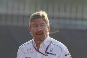 World © Octane Photographic Ltd. Formula 1 Italian GP, F1 Paddock. 9th September 2012. Ross Brawn - Mercedes AMG Petronas. Digital Ref : 0517lw7d8569