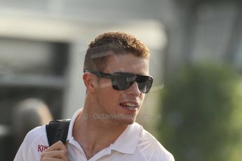 World © Octane Photographic Ltd. Formula 1 Italian GP, F1 Paddock. 9th September 2012. Paul di Resta - Sahara Force India. Digital Ref : 0517lw7d8600
