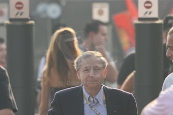 World © Octane Photographic Ltd. Formula 1 Italian GP, F1 Paddock. 9th September 2012. Jean Todt - Head of FIA. Digital Ref : 0517lw7d8649