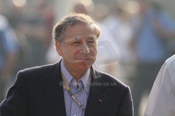 World © Octane Photographic Ltd. Formula 1 Italian GP, F1 Paddock. 9th September 2012. Jean Todt - Head of FIA. Digital Ref : 0517lw7d8662