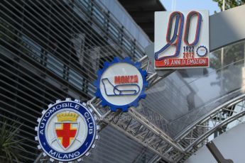 © 2012 Octane Photographic Ltd. Italian GP Monza - Friday 7th September 2012 - F1 Practice 2. 90th Anniversary of the 1st race at Monza. Digital Ref :