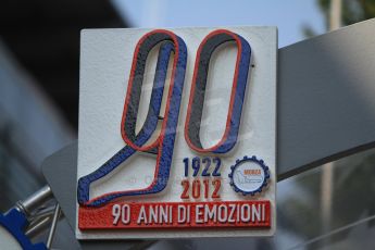 © 2012 Octane Photographic Ltd. Italian GP Monza - Friday 7th September 2012 - F1 Practice 2. 90th Anniversary of the 1st race at Monza. Digital Ref :