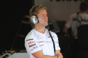 © 2012 Octane Photographic Ltd. Italian GP Monza - Friday 7th September 2012 - F1 Practice 2. Mercedes W03 reserve driver - Sam Bird. Digital Ref :