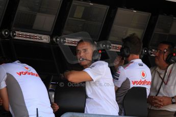 © 2012 Octane Photographic Ltd. Italian GP Monza - Friday 7th September 2012 - F1 Practice 2. McLaren - Martin Whitmarsh. Digital Ref :