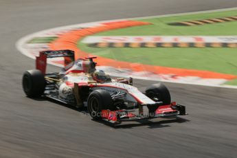 © 2012 Octane Photographic Ltd. Italian GP Monza - Friday 7th September 2012 - F1 Practice 2. HRT F112 - Pedro de La Rosa. Digital Ref :
