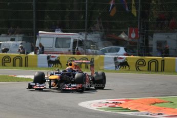 © 2012 Octane Photographic Ltd. Italian GP Monza - Friday 7th September 2012 - F1 Practice 2. Red Bull RB8 - Mark Webber. Digital Ref :
