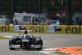 © 2012 Octane Photographic Ltd. Italian GP Monza - Friday 7th September 2012 - F1 Practice 2. Williams FW34 - Pastor Maldonado. Digital Ref :