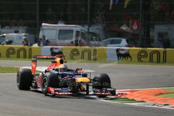 © 2012 Octane Photographic Ltd. Italian GP Monza - Friday 7th September 2012 - F1 Practice 2. Red Bull RB8 - Sebastian Vettel. Digital Ref :