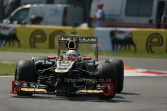 © 2012 Octane Photographic Ltd. Italian GP Monza - Friday 7th September 2012 - F1 Practice 2. Lotus E20 - Jerome d'Ambrosio. Digital Ref :