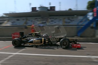 © 2012 Octane Photographic Ltd. Italian GP Monza - Friday 7th September 2012 - F1 Practice 2. Lotus E20 - Jerome d'Ambrosio. Digital Ref :