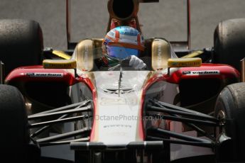 © 2012 Octane Photographic Ltd. Italian GP Monza - Friday 7th September 2012 - F1 Practice 2. HRT F112 - Narain Karthikeyan. Digital Ref :