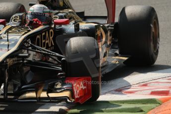 © 2012 Octane Photographic Ltd. Italian GP Monza - Friday 7th September 2012 - F1 Practice 2. Lotus E20 - Jerome d'Ambrosio. Digital Ref :