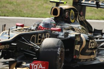 © 2012 Octane Photographic Ltd. Italian GP Monza - Friday 7th September 2012 - F1 Practice 2. Lotus E20 - Jerome d'Ambrosio. Digital Ref :