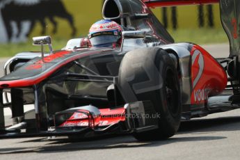 © 2012 Octane Photographic Ltd. Italian GP Monza - Friday 7th September 2012 - F1 Practice 2. McLaren MP4/27 - Jenson Button. Digital Ref :