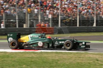 © 2012 Octane Photographic Ltd. Italian GP Monza - Friday 7th September 2012 - F1 Practice 2. Caterham CT01 - Heikki Kovalainen. Digital Ref :