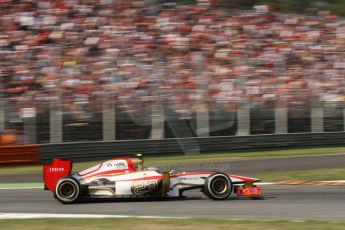© 2012 Octane Photographic Ltd. Italian GP Monza - Friday 7th September 2012 - F1 Practice 2. HRT F112 - Narain Karthikeyan. Digital Ref :