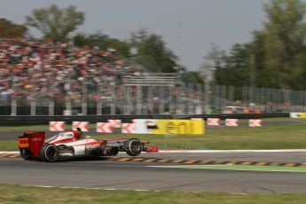 © 2012 Octane Photographic Ltd. Italian GP Monza - Friday 7th September 2012 - F1 Practice 2. HRT F112 - Narain Karthikeyan. Digital Ref :