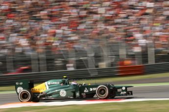 © 2012 Octane Photographic Ltd. Italian GP Monza - Friday 7th September 2012 - F1 Practice 2. Caterham CT01 - Vitaly Petrov. Digital Ref :
