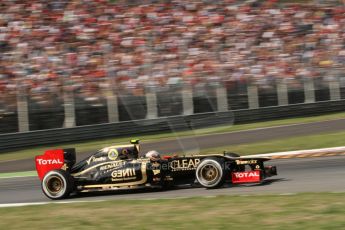 © 2012 Octane Photographic Ltd. Italian GP Monza - Friday 7th September 2012 - F1 Practice 2. Lotus E20 - Jerome d'Ambrosio. Digital Ref :