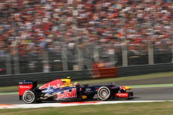 © 2012 Octane Photographic Ltd. Italian GP Monza - Friday 7th September 2012 - F1 Practice 2. Red Bull RB8 - Mark Webber. Digital Ref :