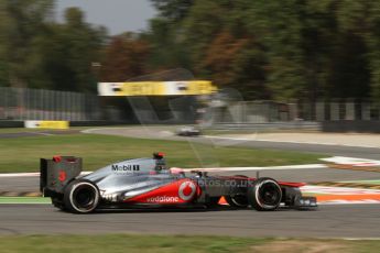 © 2012 Octane Photographic Ltd. Italian GP Monza - Friday 7th September 2012 - F1 Practice 2. McLaren MP4/27 - Jenson Button. Digital Ref :