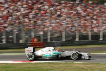 © 2012 Octane Photographic Ltd. Italian GP Monza - Friday 7th September 2012 - F1 Practice 2. Mercedes W03 - Michael Schumacher. Digital Ref :