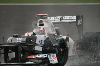 © 2012 Octane Photographic Ltd. Belgian GP Spa - Friday 31st August 2012 - F1 Practice 1. Sauber C31 - Kamui Kobayashi. Digital Ref : 0481lw7d2310