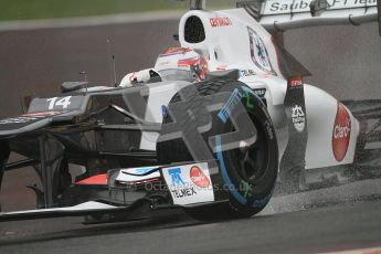 © 2012 Octane Photographic Ltd. Belgian GP Spa - Friday 31st August 2012 - F1 Practice 1. Sauber C31 - Kamui Kobayashi. Digital Ref : 0481lw7d2541