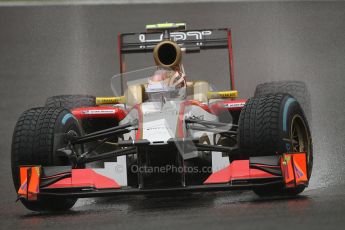 © 2012 Octane Photographic Ltd. Belgian GP Spa - Friday 31st August 2012 - F1 Practice 1. HRT F112 - Dani Clos. Digital Ref : 0481lw7d2562