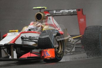 © 2012 Octane Photographic Ltd. Belgian GP Spa - Friday 31st August 2012 - F1 Practice 1. HRT F112 - Dani Clos. Digital Ref : 0481lw7d2564