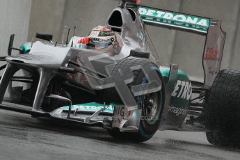 © 2012 Octane Photographic Ltd. Belgian GP Spa - Friday 31st August 2012 - F1 Practice 1. Mercedes W03 - Michael Schumacher. Digital Ref : 0481lw7d2877