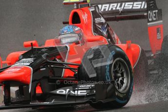 © 2012 Octane Photographic Ltd. Belgian GP Spa - Friday 31st August 2012 - F1 Practice 1. Marussia MR01 - Charles Pic. Digital Ref : 0481lw7d2916