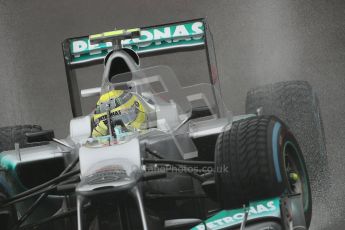 © 2012 Octane Photographic Ltd. Belgian GP Spa - Friday 31st August 2012 - F1 Practice 1. Mercedes W03 - Nico Rosberg. Digital Ref : 0481lw7d3036