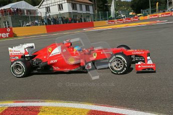 © 2012 Octane Photographic Ltd. Belgian GP Spa - Saturday 1st September 2012 - F1 Practice 3. Ferrari F2012 - Fernando Alonso. Digital Ref : 0485lw1d6024