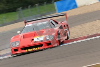 © Octane Photographic Ltd. 2012. Donington Park. Saturday 18th August 2012. Ferrari Open Qualifying session. Ferrari F40. Digital Ref : 0461cb1d1631