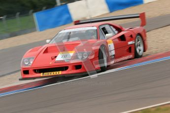© Octane Photographic Ltd. 2012. Donington Park. Saturday 18th August 2012. Ferrari Open Qualifying session. Ferrari F40. Digital Ref : 0461cb1d1632