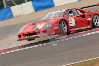© Octane Photographic Ltd. 2012. Donington Park. Saturday 18th August 2012. Ferrari Open Qualifying session. Ferrari F40. Digital Ref : 0461cb1d1633