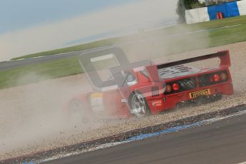 © Octane Photographic Ltd. 2012. Donington Park. Saturday 18th August 2012. Ferrari Open Qualifying session. Ferrari F40. Digital Ref : 0461cb1d1650
