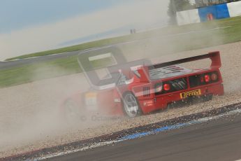 © Octane Photographic Ltd. 2012. Donington Park. Saturday 18th August 2012. Ferrari Open Qualifying session. Ferrari F40. Digital Ref : 0461cb1d1651
