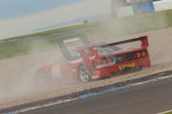 © Octane Photographic Ltd. 2012. Donington Park. Saturday 18th August 2012. Ferrari Open Qualifying session. Ferrari F40. Digital Ref : 0461cb1d1652